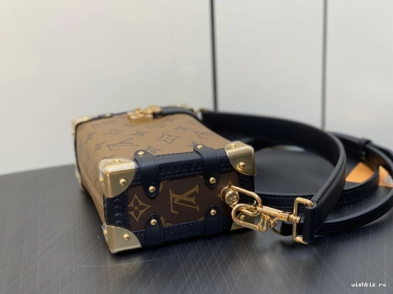 WIS TRUNK VUITTON PM-18×12.5×8cm SIDE LOUIS 0802